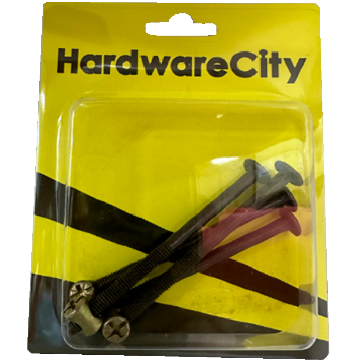 HardwareCity Furniture Bolt & Barrel Nut M6 X 90MM 4PC/PACK